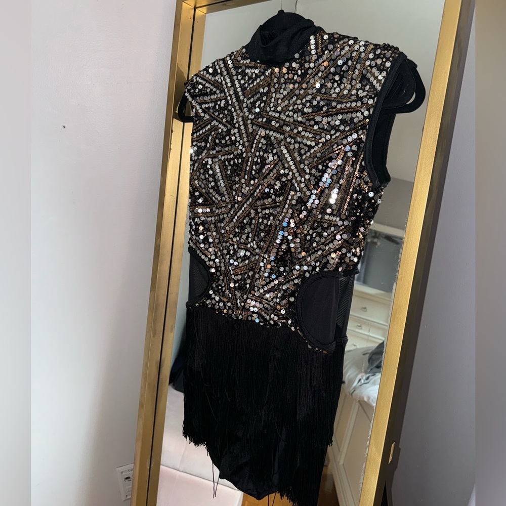 Black and Gold Dance Costume